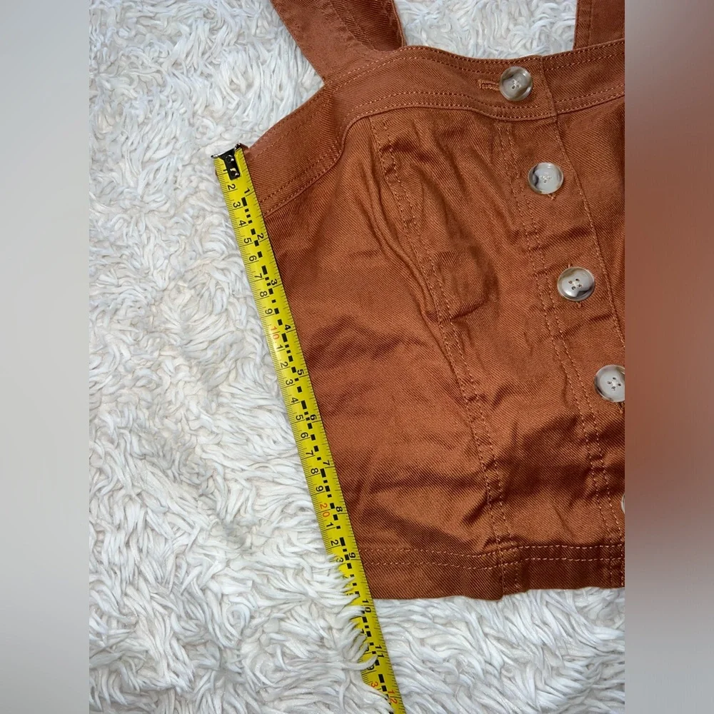 Banana Republic Orange Button Tank Top - Picture 7 of 10